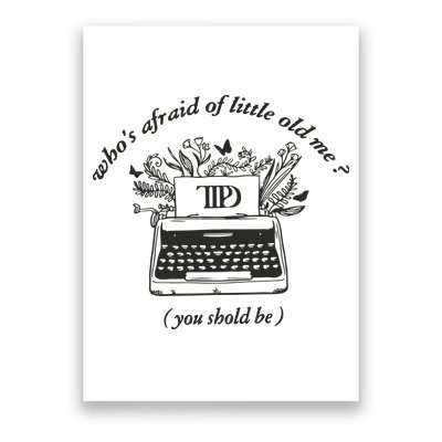 Taylor Ttpd Ttpd Typewriter Poster