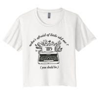 Taylor Ttpd Ttpd Typewriter Crop Top