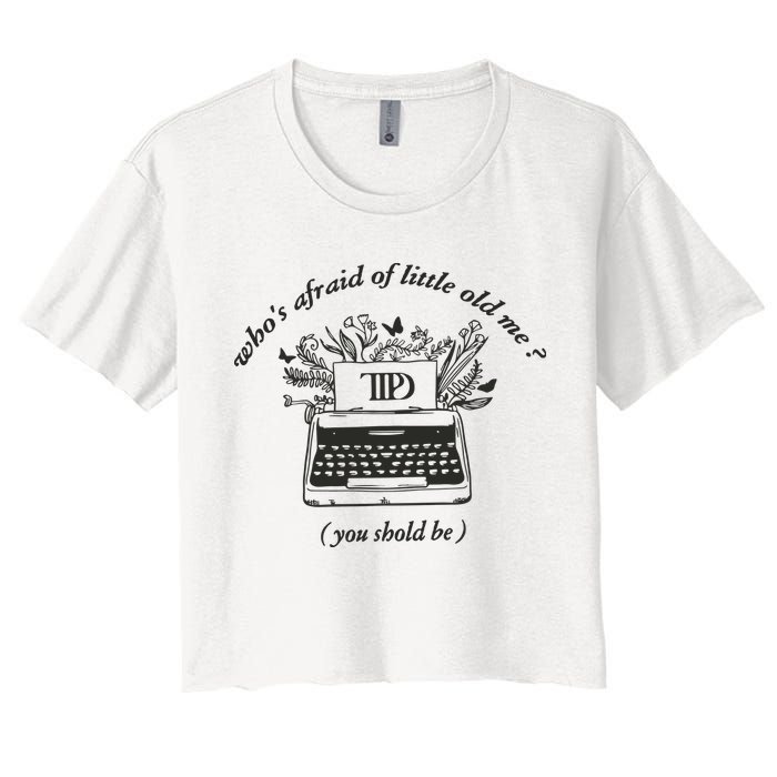 Taylor Ttpd Ttpd Typewriter Crop Top