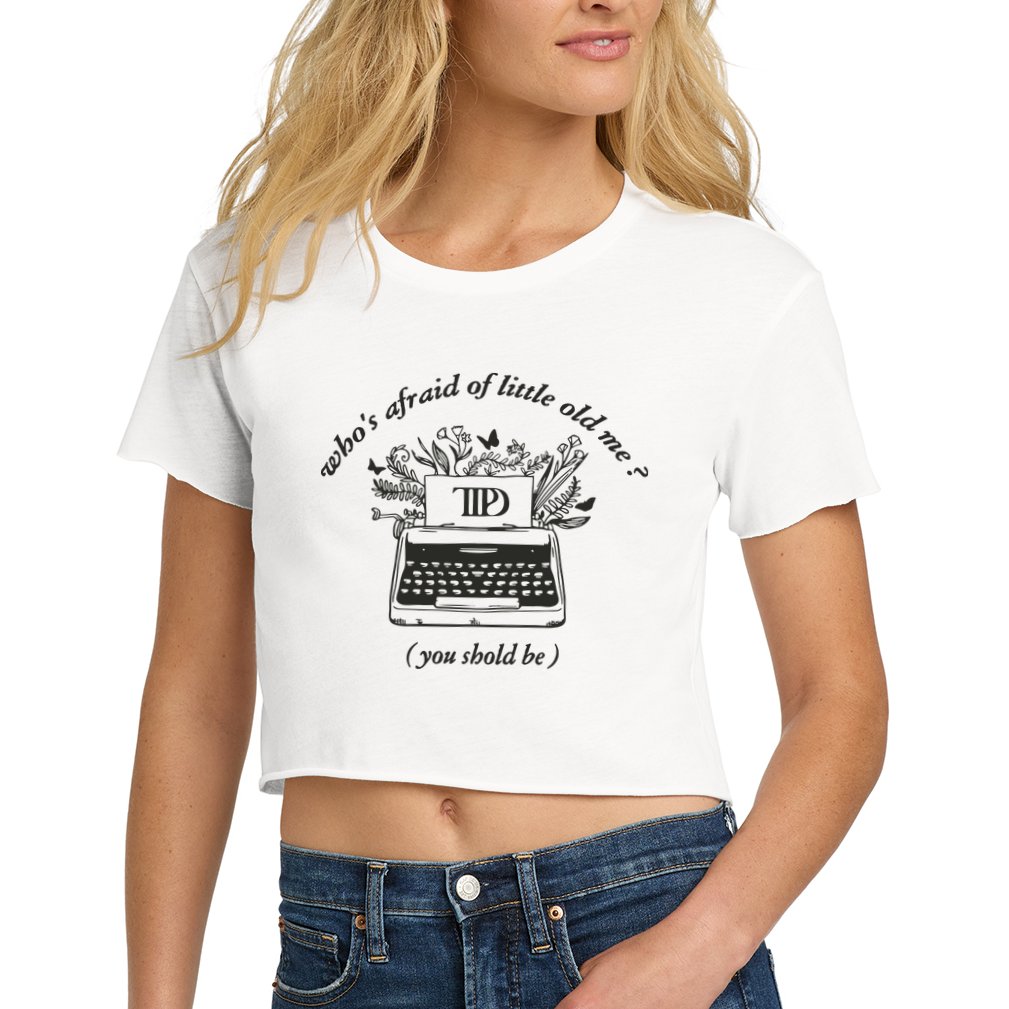 Taylor Ttpd Ttpd Typewriter Crop Top