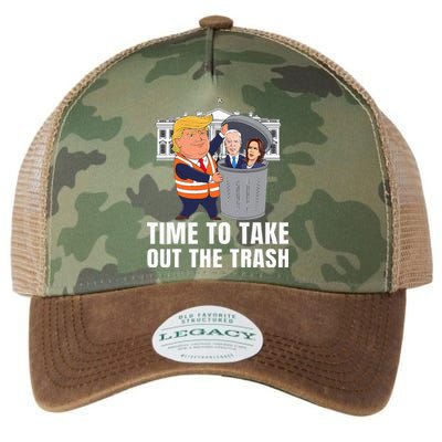 Time To Take Out The Trash Trump Legacy Tie Dye Trucker Hat