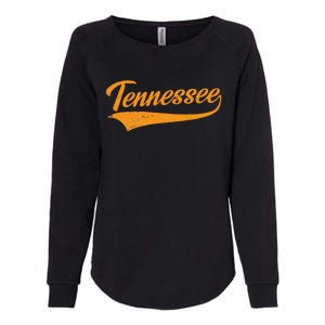 Tennessee TN Throwback Distressed Design Classic Womens California Wash Sweatshirt