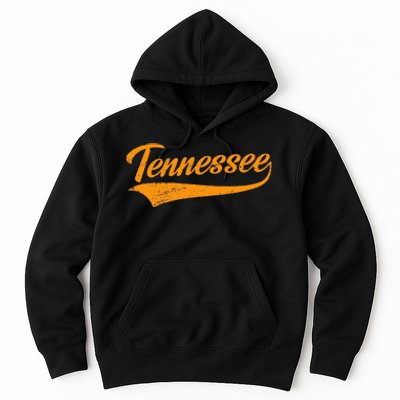 Tennessee Tn Throwback Distressed Design Classic Hoodie