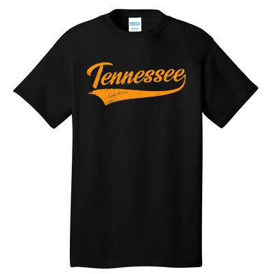 Tennessee Tn Throwback Distressed Design Classic Tall T-Shirt