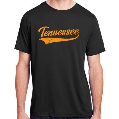 Tennessee Tn Throwback Distressed Design Classic Adult ChromaSoft Performance T-Shirt