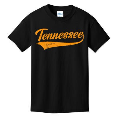 Tennessee Tn Throwback Distressed Design Classic Kids T-Shirt