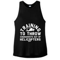 Training To Throw Communists Out Of Helicopters Ladies PosiCharge Tri-Blend Wicking Tank