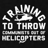 Training To Throw Communists Out Of Helicopters Ladies PosiCharge Tri-Blend Wicking Tank