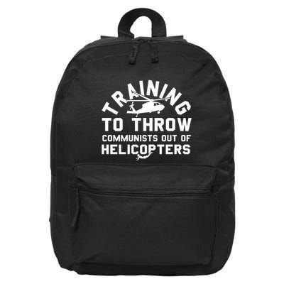 Training To Throw Communists Out Of Helicopters 16 in Basic Backpack