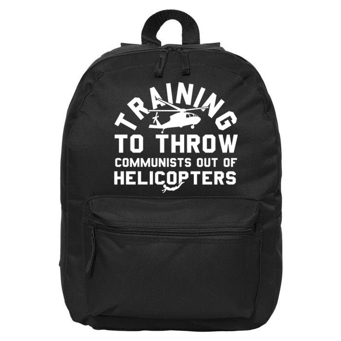 Training To Throw Communists Out Of Helicopters 16 in Basic Backpack