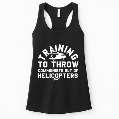 Training To Throw Communists Out Of Helicopters Womens Tank Top