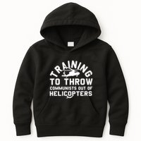 Training To Throw Communists Out Of Helicopters Kids Hoodie