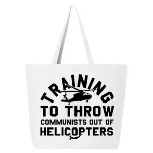 Training To Throw Communists Out Of Helicopters 25L Jumbo Tote