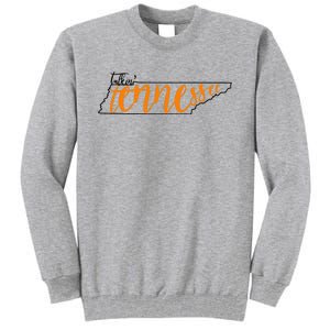 Talkin Tennessee Talking Tennessee Tn Orange White Outfits Tall Sweatshirt