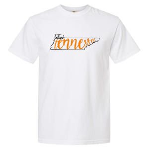 Talkin Tennessee Talking Tennessee Tn Orange White Outfits Garment-Dyed Heavyweight T-Shirt