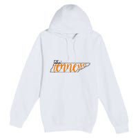 Talkin Tennessee Talking Tennessee Tn Orange White Outfits Premium Pullover Hoodie