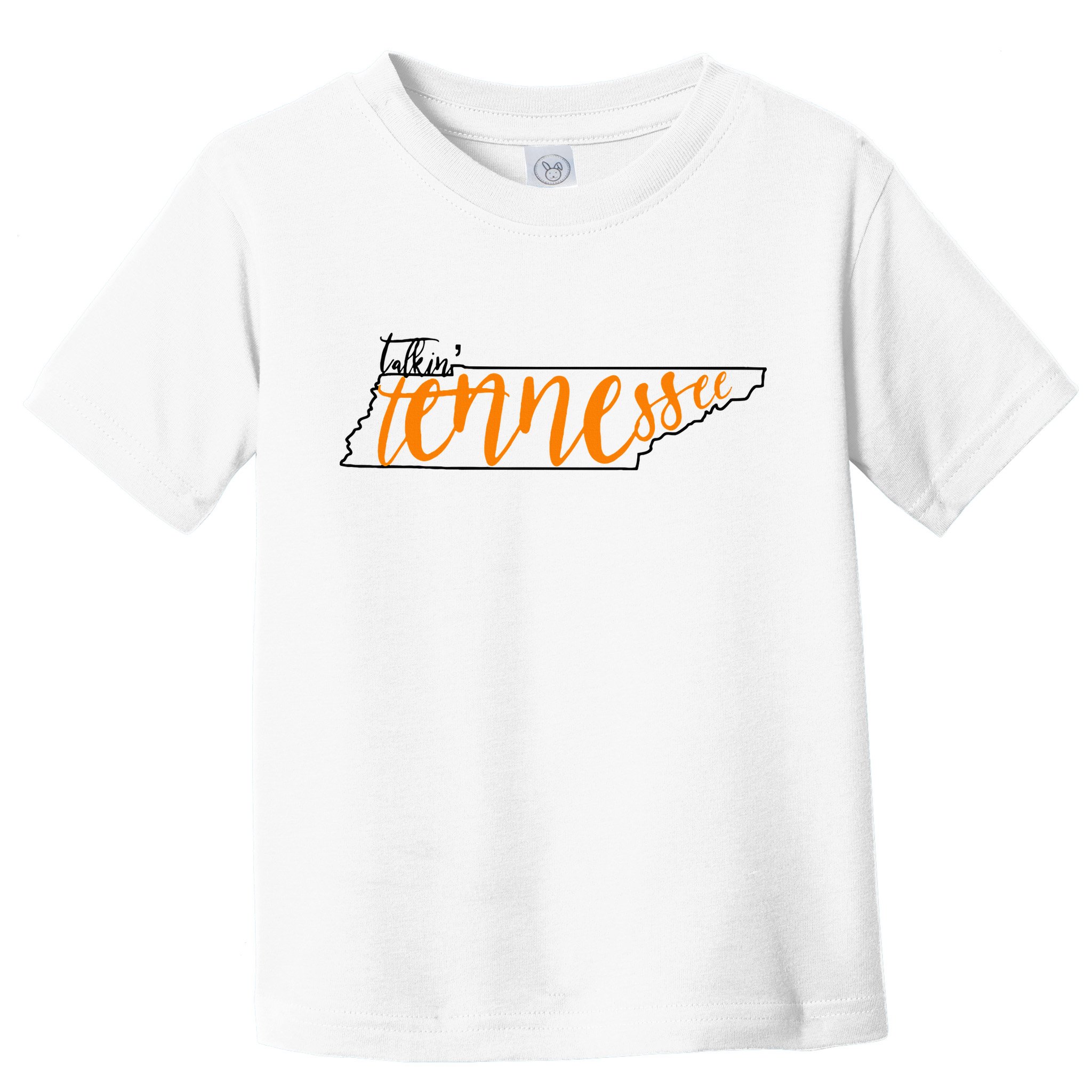 Talkin Tennessee Talking Tennessee Tn Orange White Outfits Toddler T-Shirt