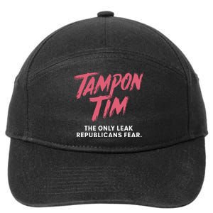 Tampontim Tampon Tim Funny Kamalas Vice President Tim Walz 7-Panel Snapback Hat