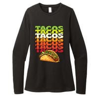 Tacos Tacos Tacos Mexican Tacos Womens CVC Long Sleeve Shirt