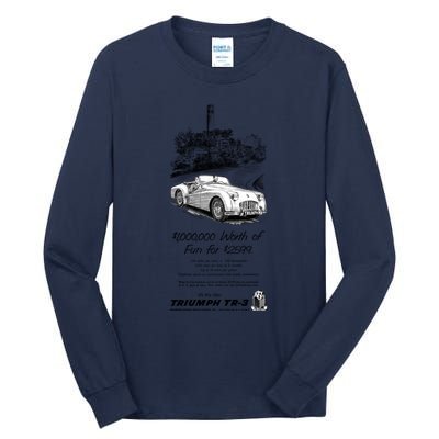 Triumph Tr3 Tall Long Sleeve T-Shirt