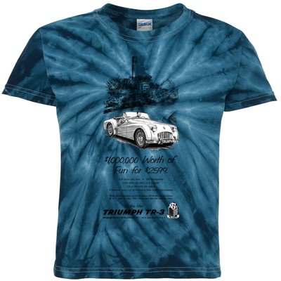 Triumph Tr3 Kids Tie-Dye T-Shirt