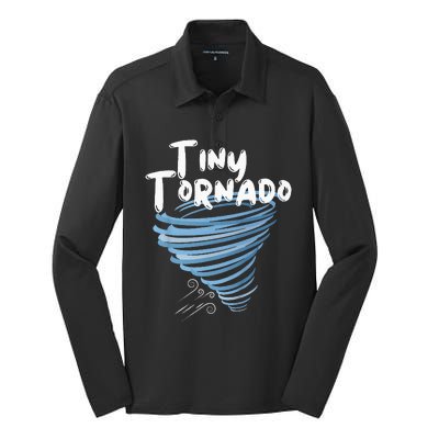 Tiny Tornado Silk Touch Performance Long Sleeve Polo