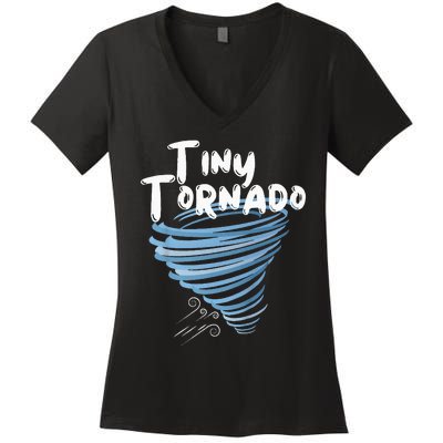 Tiny Tornado Women's V-Neck T-Shirt