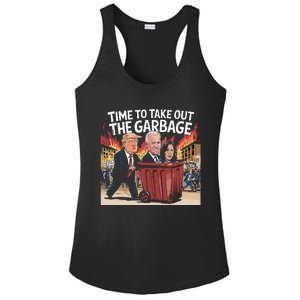 Time To Take Out The Garbage Kamala Trump Supporter Swea Ladies PosiCharge Competitor Racerback Tank