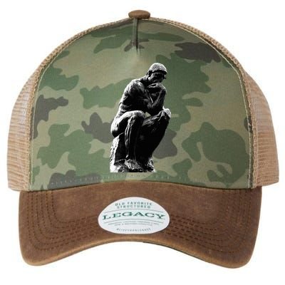 The Thinker (The Poet) By Auguste Rodin Legacy Tie Dye Trucker Hat