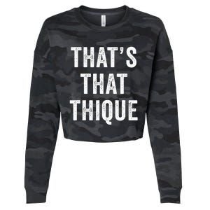 Thats That Thique Cute Concert Outfit Cropped Pullover Crew