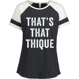 Thats That Thique Cute Concert Outfit Enza Ladies Jersey Colorblock Tee