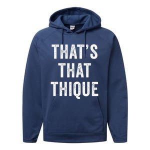 Thats That Thique Cute Concert Outfit Performance Fleece Hoodie