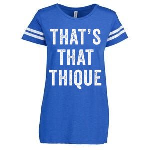 Thats That Thique Cute Concert Outfit Enza Ladies Jersey Football T-Shirt