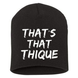 Thats That Thique Short Acrylic Beanie