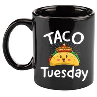 Taco Tuesday 11oz C Handle Ceramic Mug
