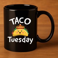 Taco Tuesday 11oz C Handle Ceramic Mug