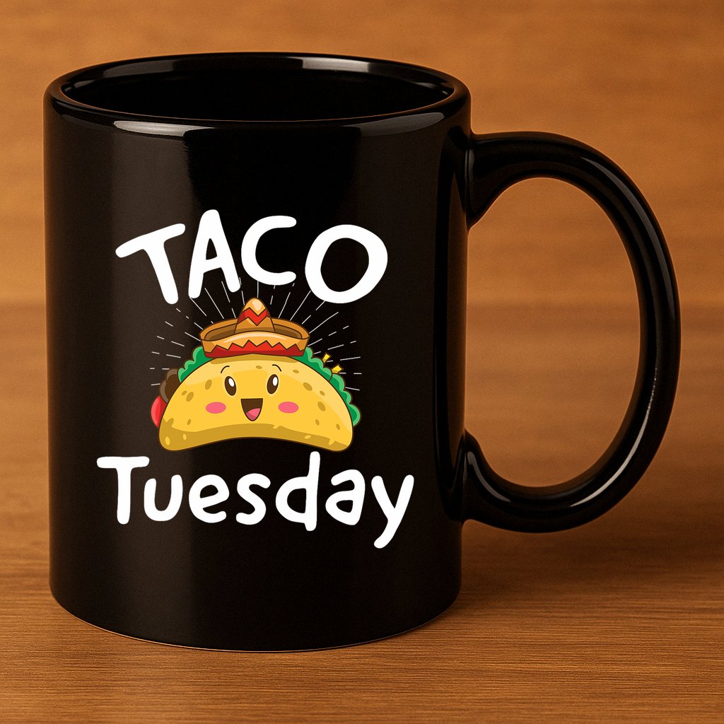 Taco Tuesday 11oz C Handle Ceramic Mug