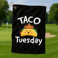 Taco Tuesday Golf Towel