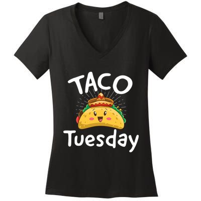 Taco Tuesday Women's V-Neck T-Shirt