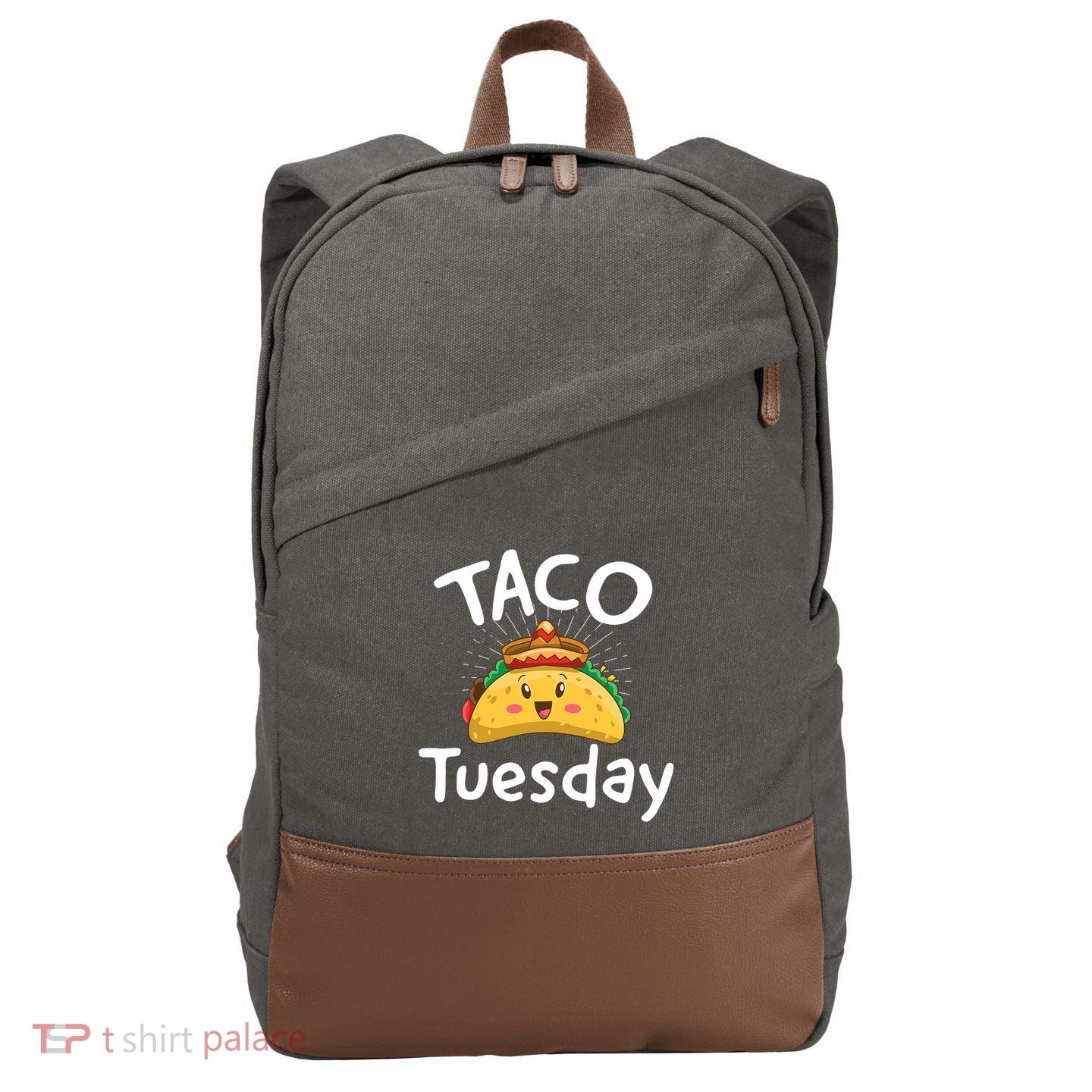 Taco Tuesday Cotton Canvas Backpack