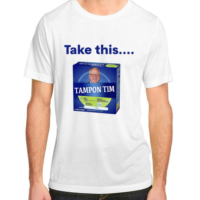 Tampontim Tampon Tim Funny Kamalas Vice President Tim Walz 2024 Adult ChromaSoft Performance T-Shirt