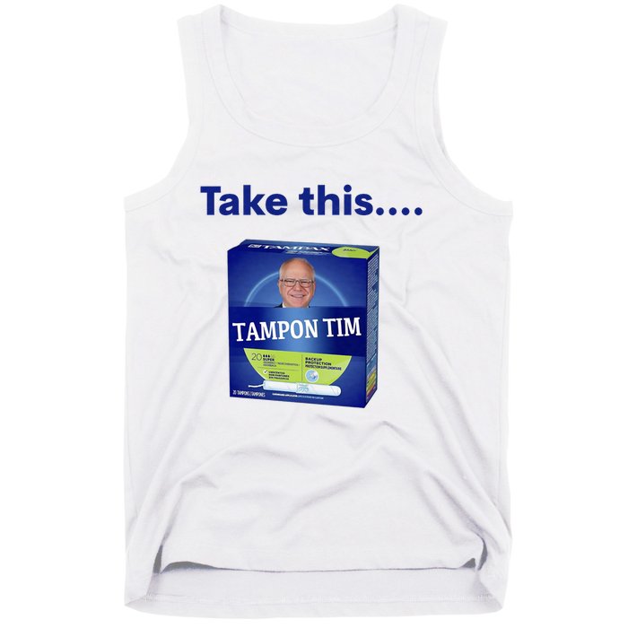 Tampontim Tampon Tim Funny Kamalas Vice President Tim Walz 2024 Tank Top