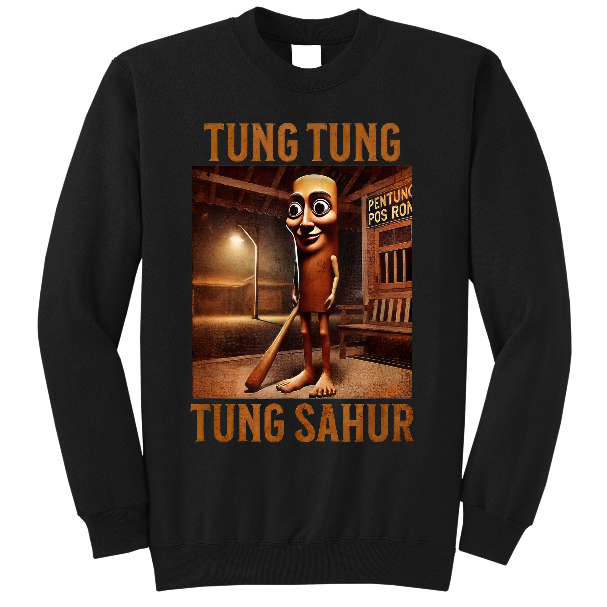 Tung Tung Tung Sahur Italian Brainrot Meme Sweatshirt