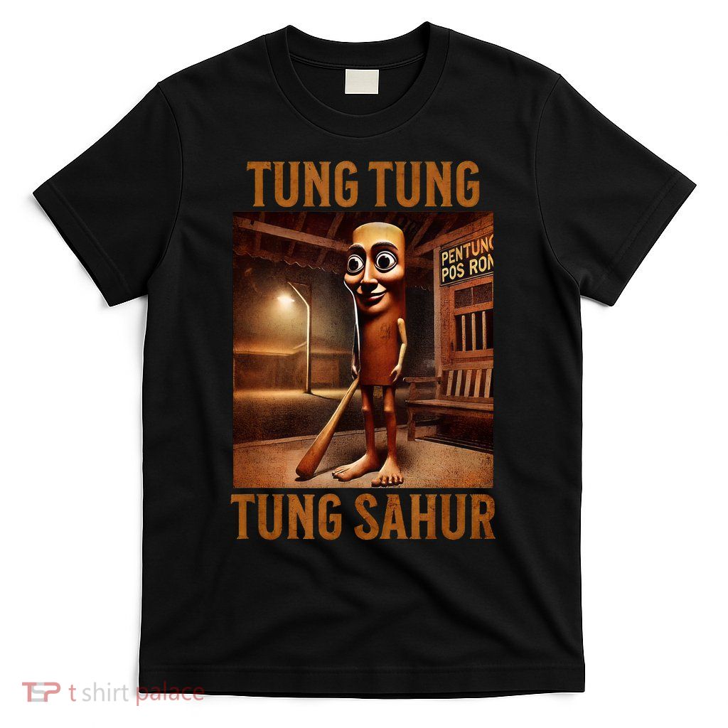 Tung Tung Tung Sahur Italian Brainrot Meme T-Shirt