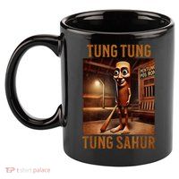 Tung Tung Tung Sahur Italian Brainrot Meme 11oz C Handle Ceramic Mug