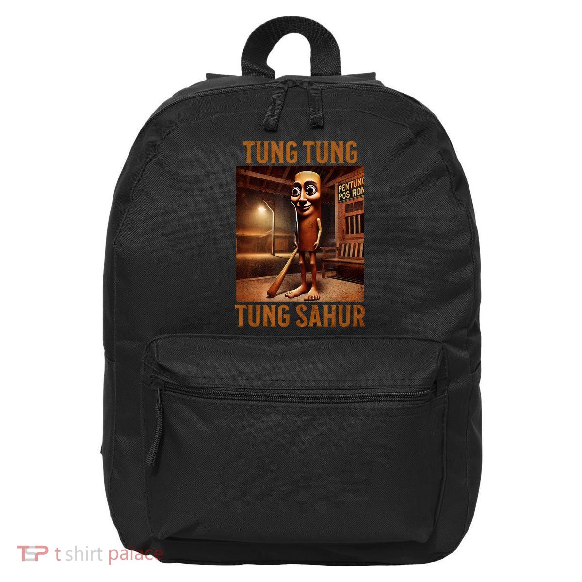 Tung Tung Tung Sahur Italian Brainrot Meme 16 in Basic Backpack