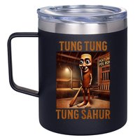 Tung Tung Tung Sahur Italian Brainrot Meme 12oz Stainless Steel Coffee Mug