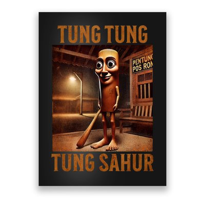Tung Tung Tung Sahur Italian Brainrot Meme Poster
