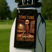 Tung Tung Tung Sahur Italian Brainrot Meme Golf Towel