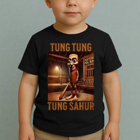 Tung Tung Tung Sahur Italian Brainrot Meme Toddler T-Shirt